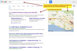 Google local search optimization
