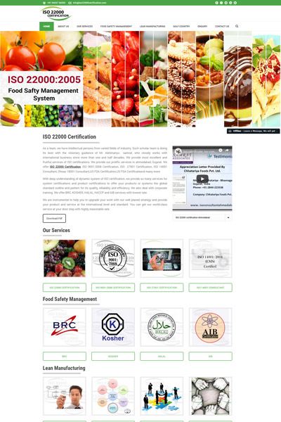 ISO22000 Certification