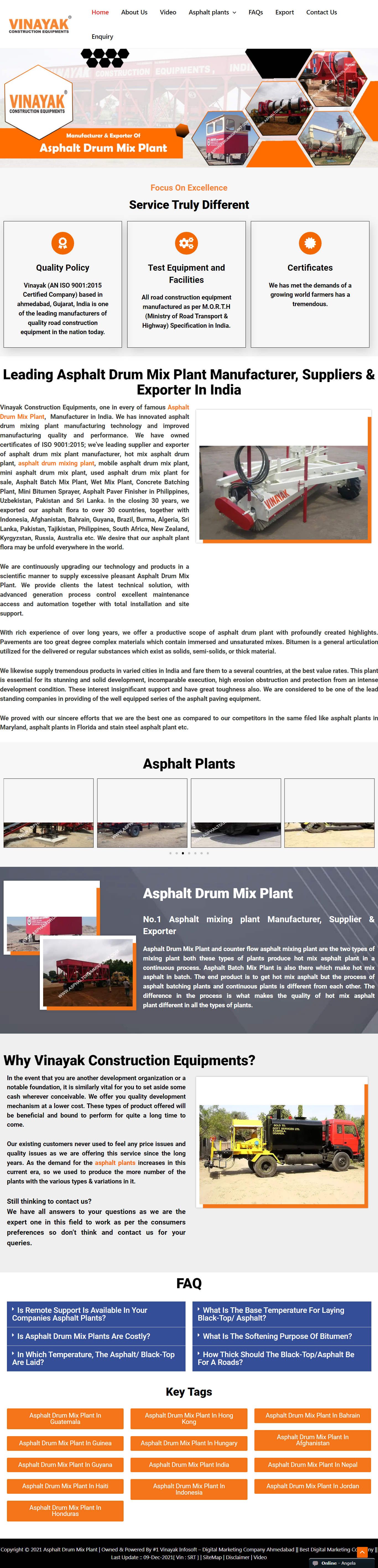 AsphaltDrum Mix Plant