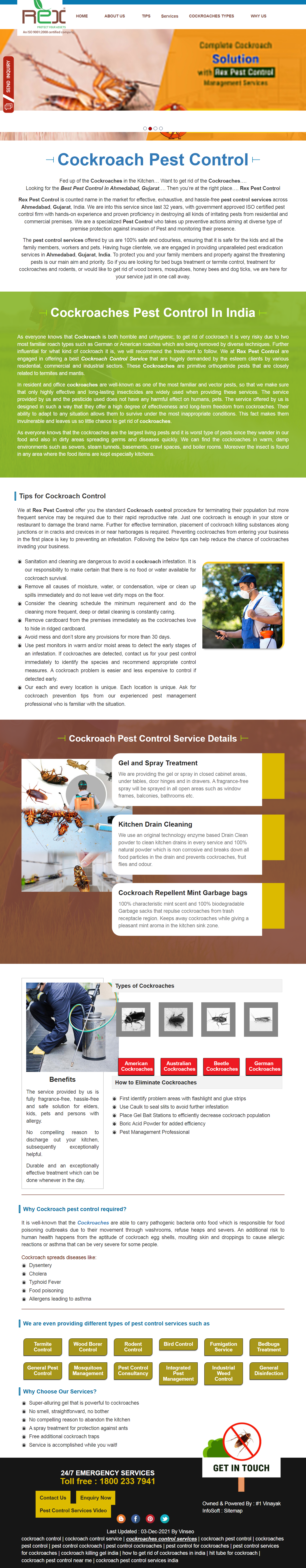 Cockroach-Pest Control