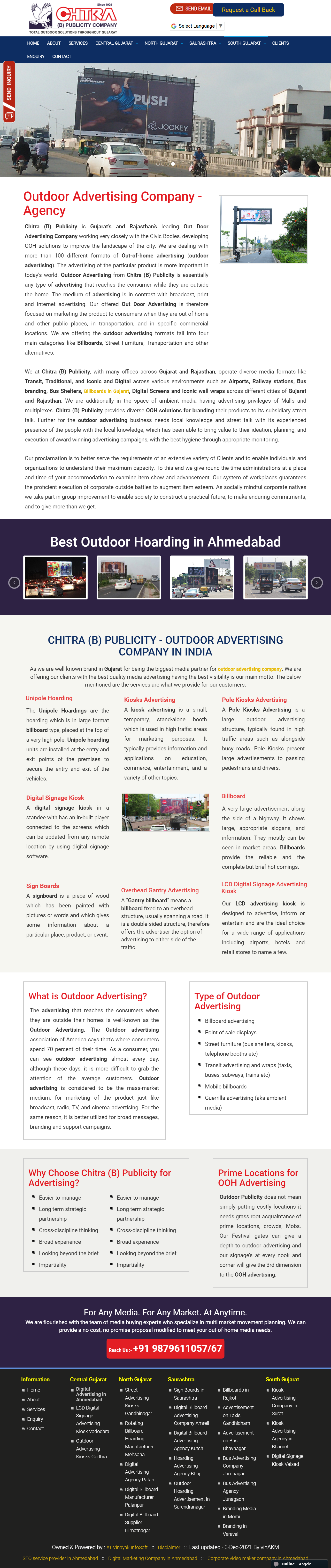 Outdoor advertising company