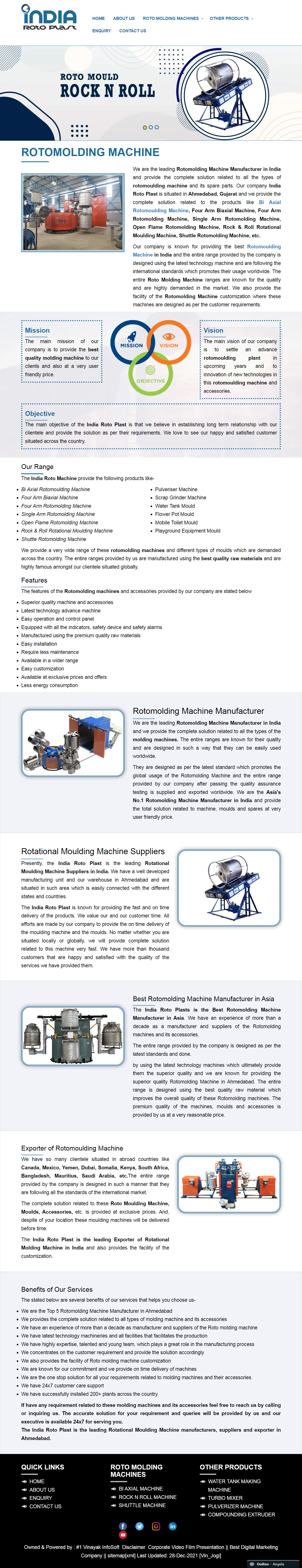 Roto Molding Machine