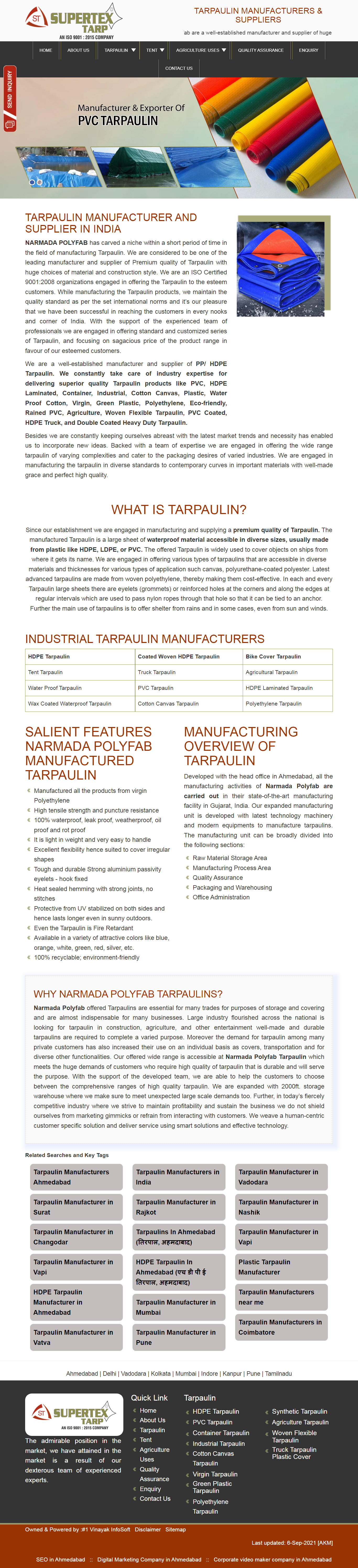 Tarpaulin Manufacturers