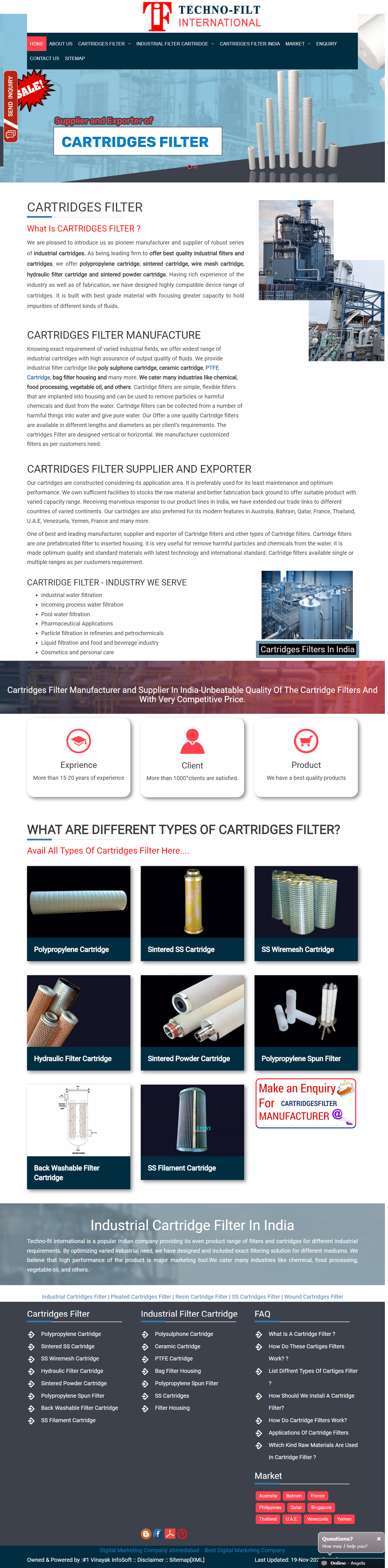 cartridges Filter
