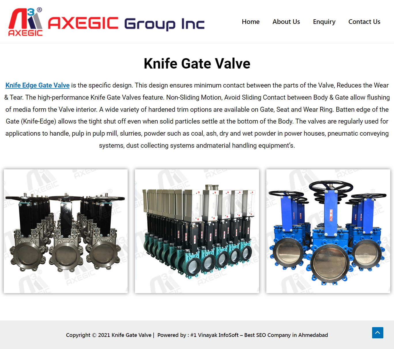knife edge gate valves