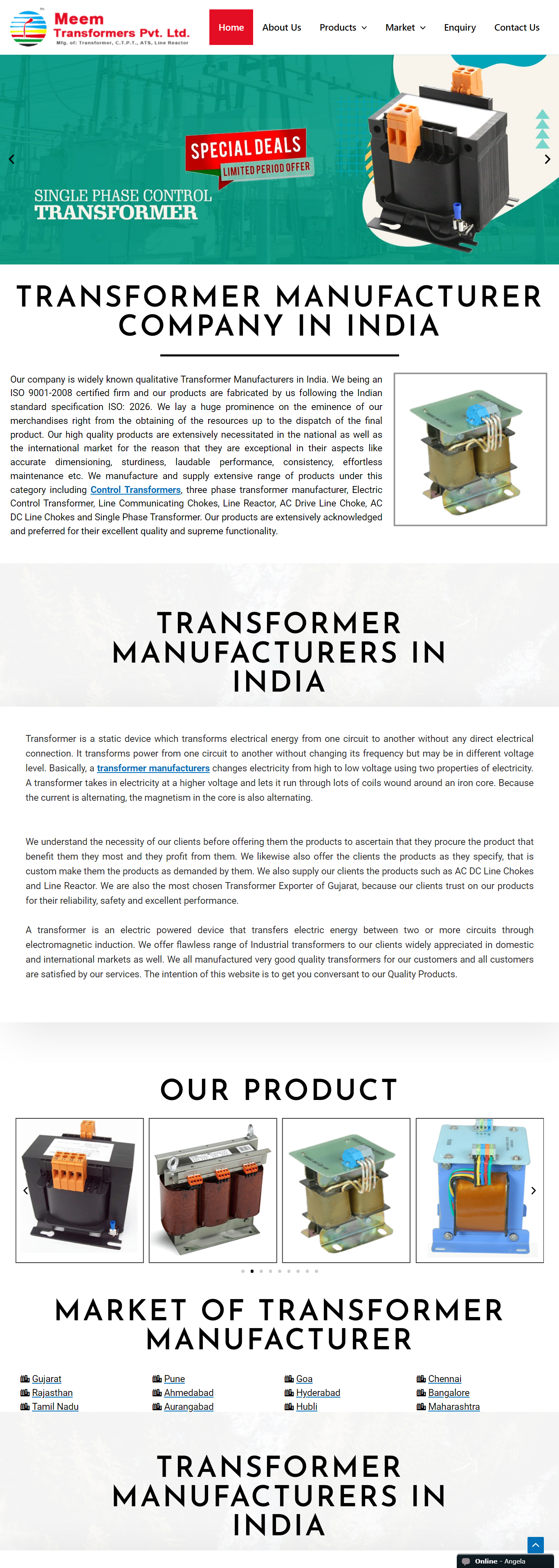 Transformer manufacturers