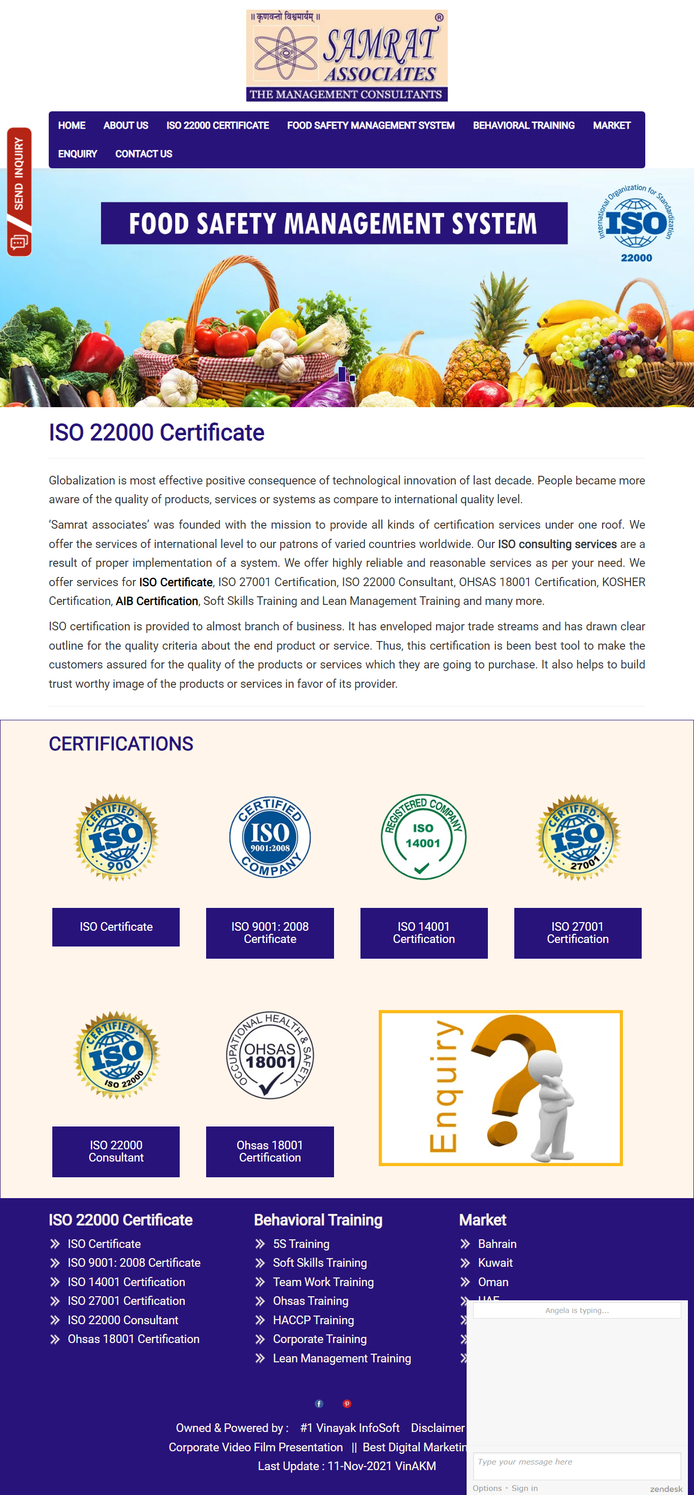 iso22000 Certificate