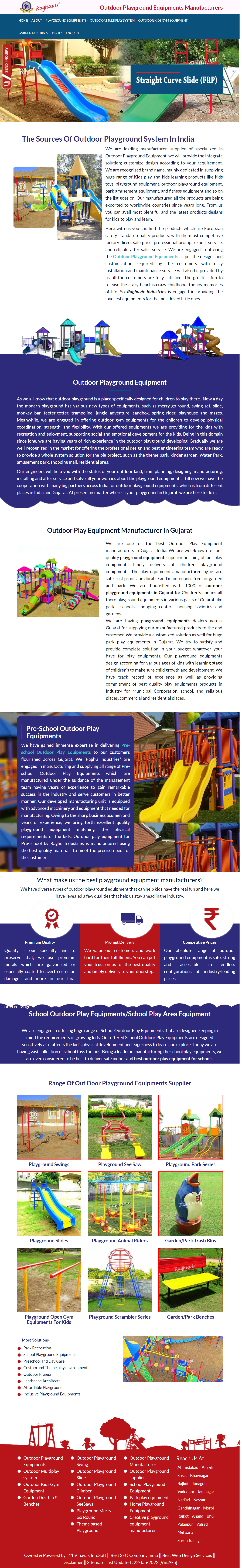 outdoor play ground equipments