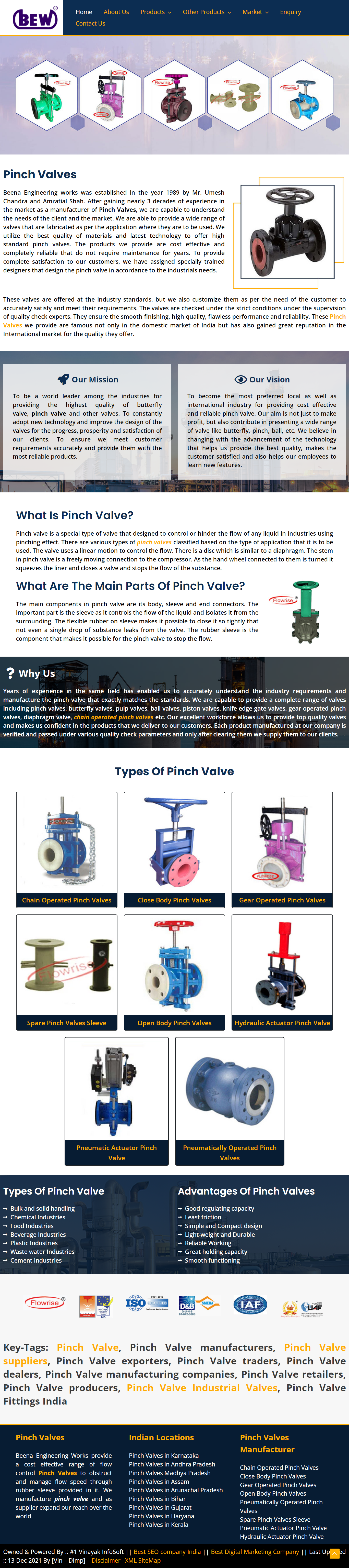 Pinch valves