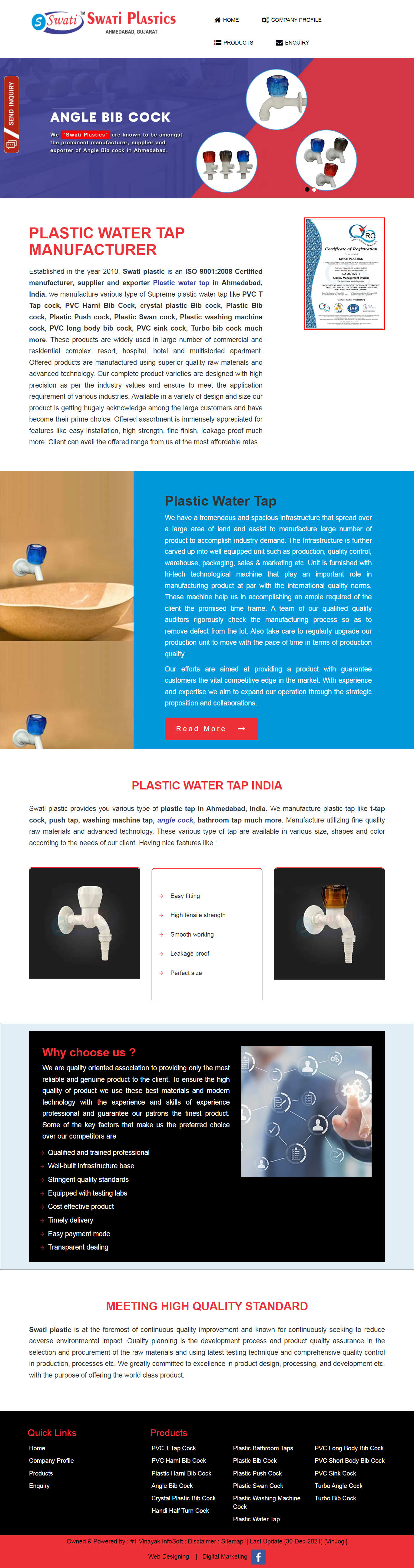 plastic water tap