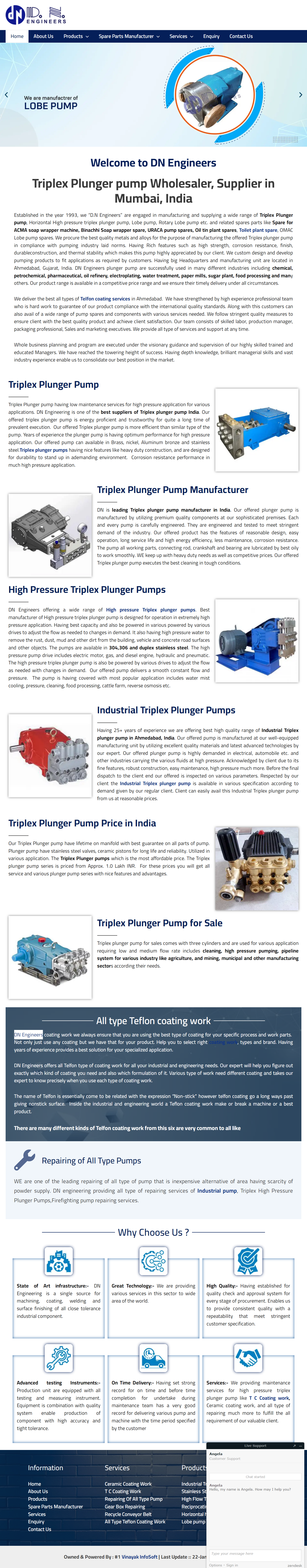 triplex plunger pump