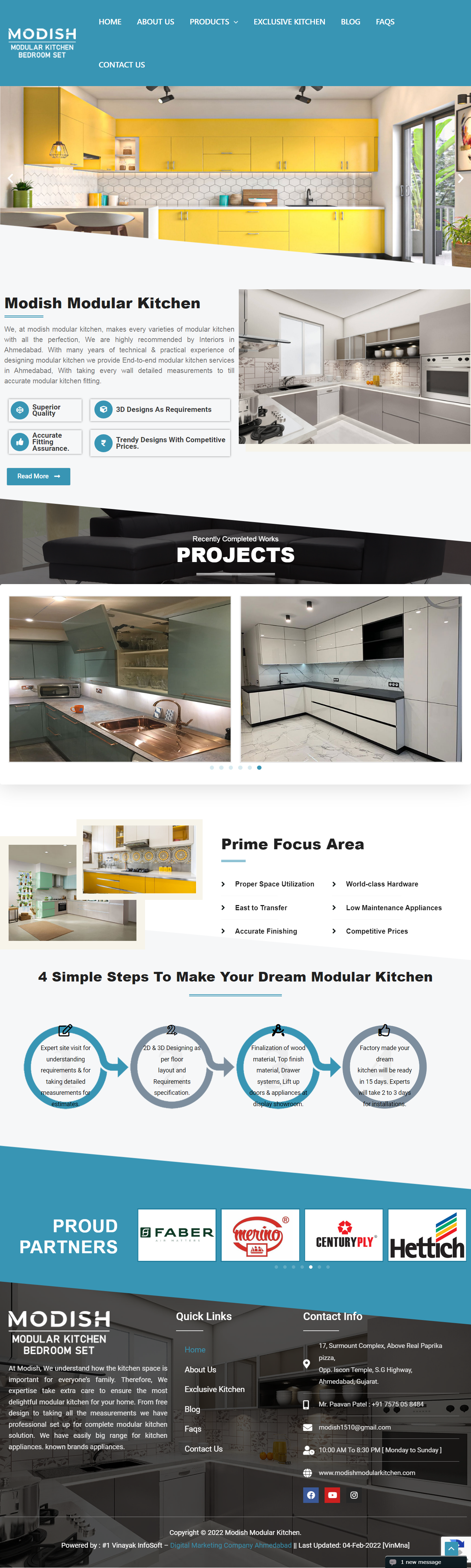modish modular kitchen