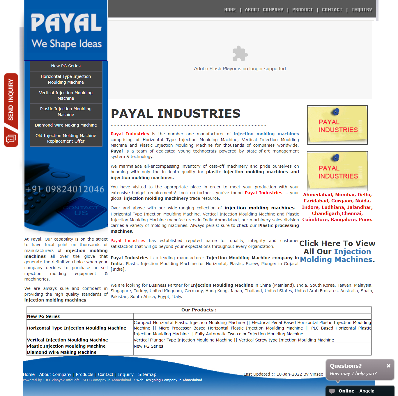 payal-india - vertical injection