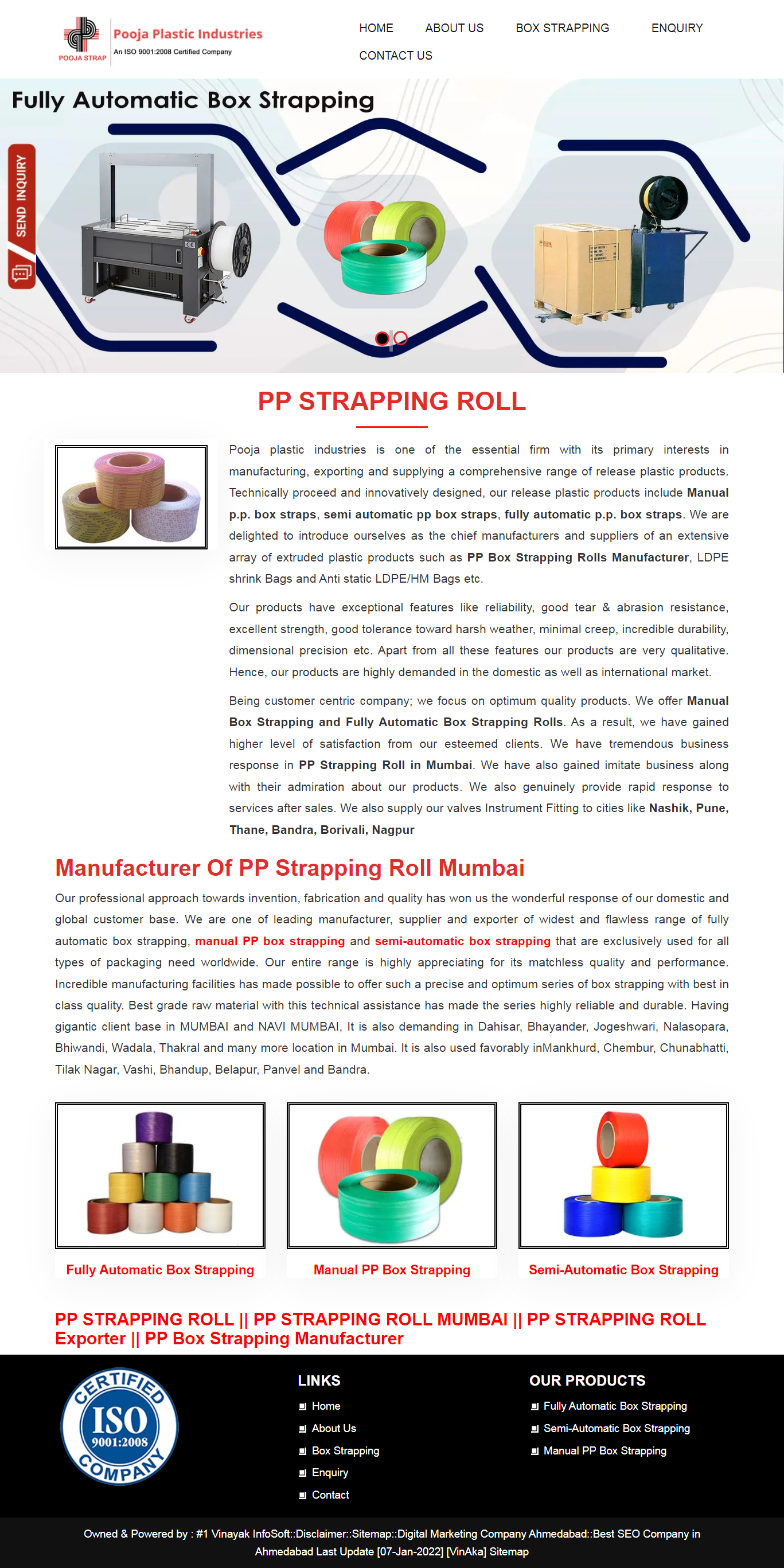 pp strapping roll