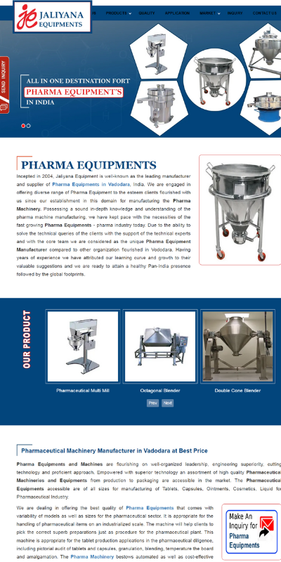 Pharma equipments
